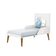 Jogo De Quarto Infantil Theo Cômoda 6 Gavetas E Berço Branco Fosco Com Pés Amadeirado - Reller Móveis Branco Fosco