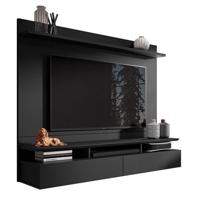 Home Suspenso Noruega Preto Para Tv Até 55” - Móveis Leão Preto