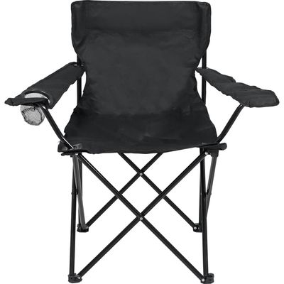 Cadeira Camping Dobrável Araguaia Comfort Preta Bel Único