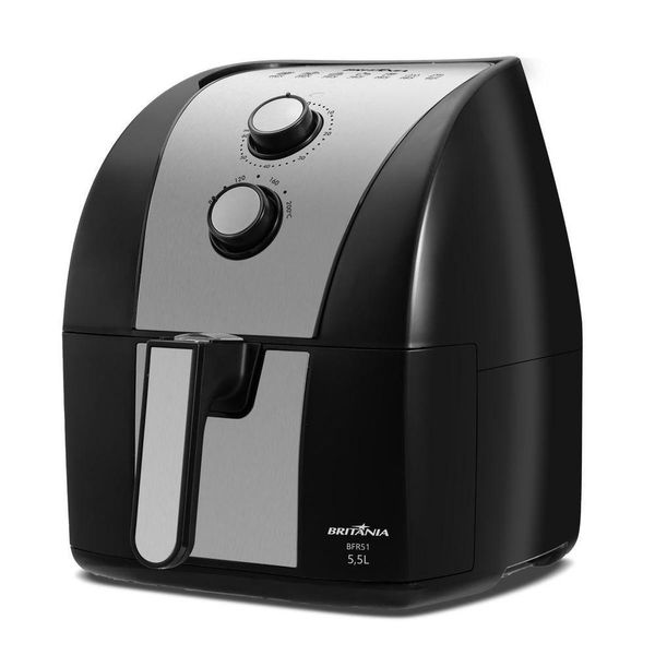 Fritadeira Air Fryer Britânia 5,5L 1500W Gold BFR51 220V