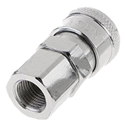 Engate Rápido Lubefer 3/8 Pino x 3/8 Rosca Fêmea