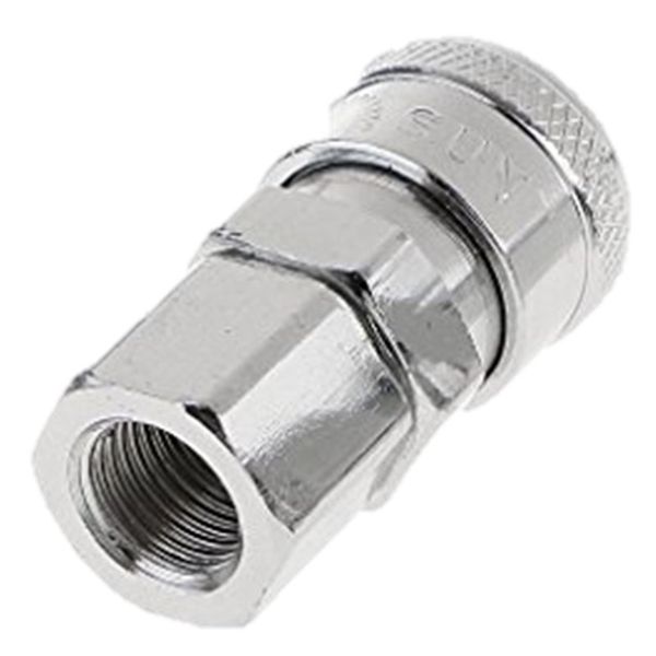 Engate Rápido Lubefer 3/8 Pino x 3/8 Rosca Fêmea