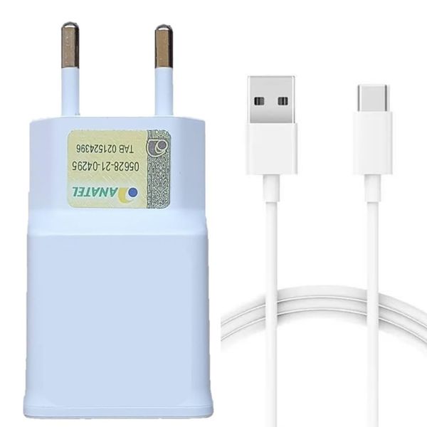 Carregador Compativel Com Samsung Galaxy M30 M20 S10e A21 A30s A51 A71 (Branco)