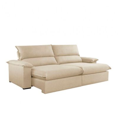 Sofá Filadélfia Linho 02 Módulos 80cm B25cm Meu Sofá Online A294 Linho Creme