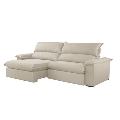 Sofá Filadélfia Linho 02 Módulos 100cm B25cm Meu Sofá Online A302 Linho Branco