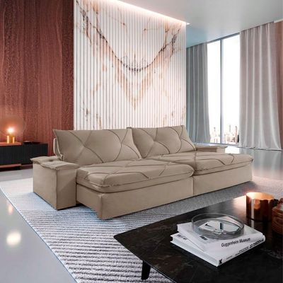 Sofá Apollo Veludo 02 Módulos 90 Cm B25cm Meu Sofá Online B002 Veludo Capuccino