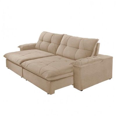 Sofá Gaia Linho 02 Módulos 120 Cm B25cm Meu Sofá Online A226 Linho Bege