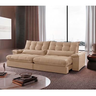 Sofá Classic Linho 02 Módulos 80 Cm B25 Meu Sofá Online A226 Linho Bege