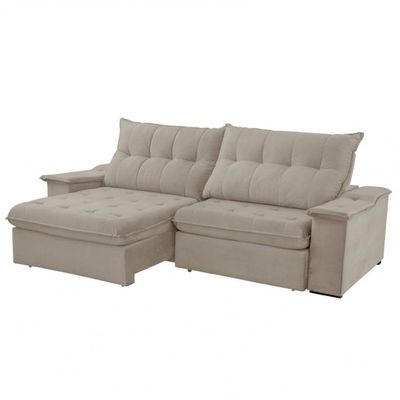 Sofá Lua Veludo 02 Módulos 120 Cm B25cm Meu Sofá Online B002 Veludo Capuccino
