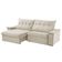 Sofá Lua Linho 02 Módulos 100 Cm B25cm Meu Sofá Online A302 Linho Branco