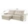 Sofá Lua Linho 02 Módulos 100 Cm B25cm Meu Sofá Online A302 Linho Branco