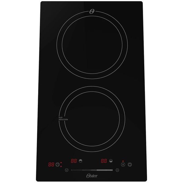 Cooktop Por Indução 2 Bocas Oster Touch Screen 2 em 1 127V 110