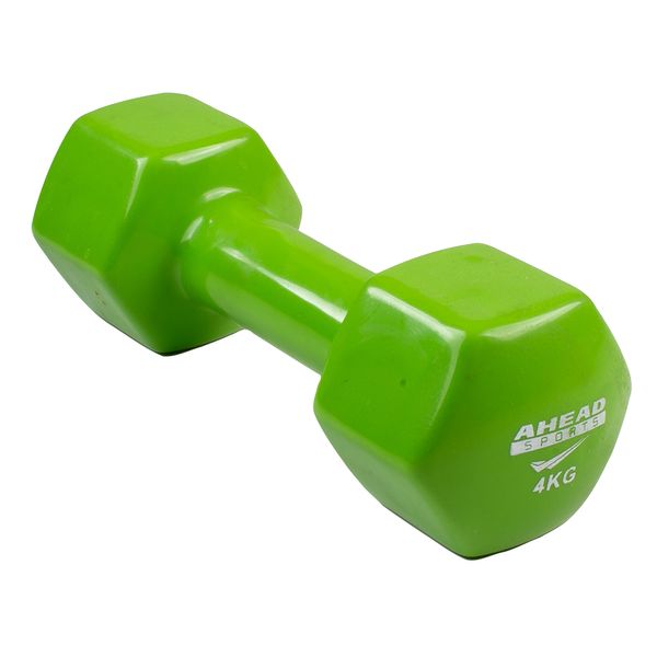 HALTER SEXTAVADO EM VINIL AHEAD SPORTS 4KG VERDE