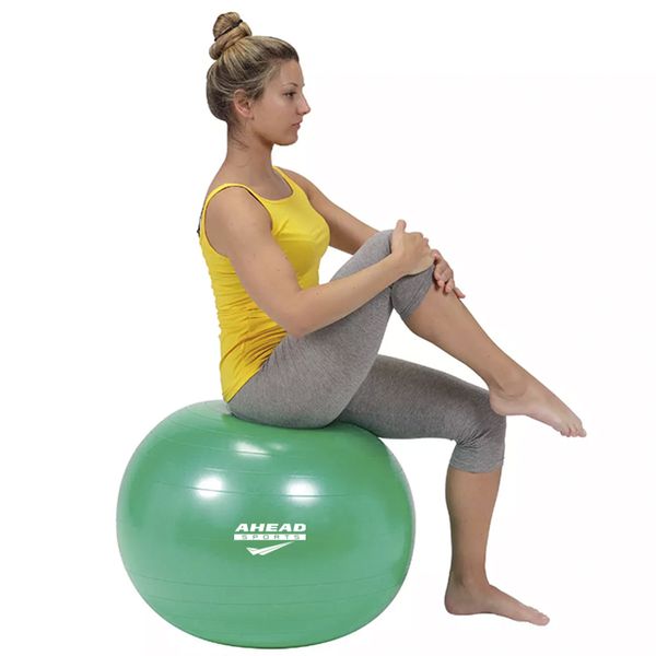 BOLA DE PILATES 75CM AHEAD SPORTS AS1225C VERDE