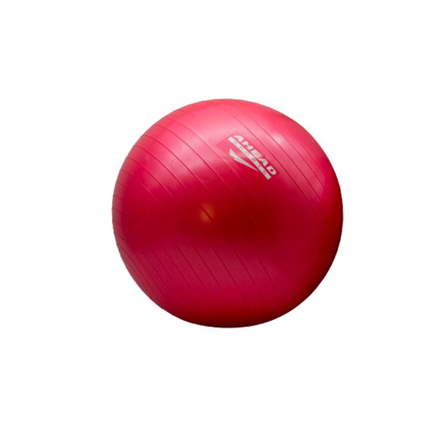 BOLA DE PILATES 55CM AHEAD SPORTS AS1225A VERMELHA