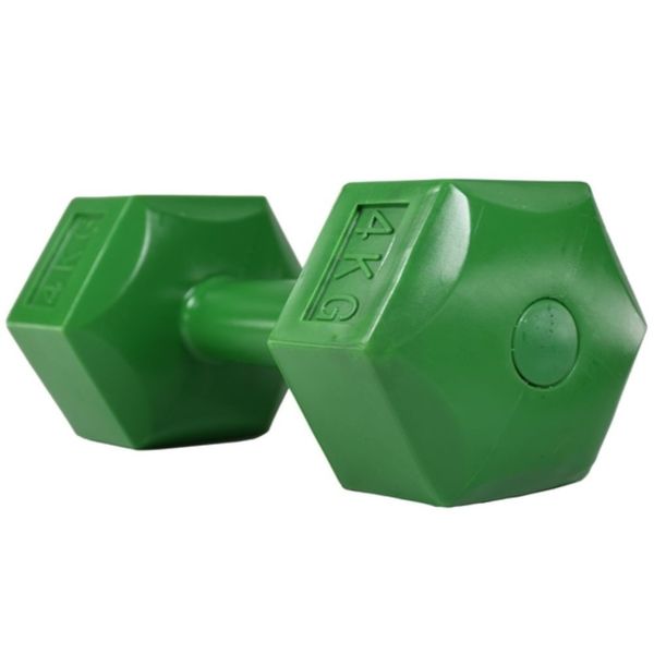 HALTER DUMBBEL SEXTAVADO CEMENT BONAFIT 4KG VERDE