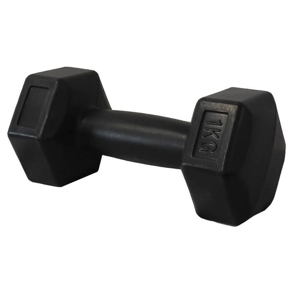 HALTER DUMBELL CEMENT SEXTAVADO BONAFIT 1KG PRETO