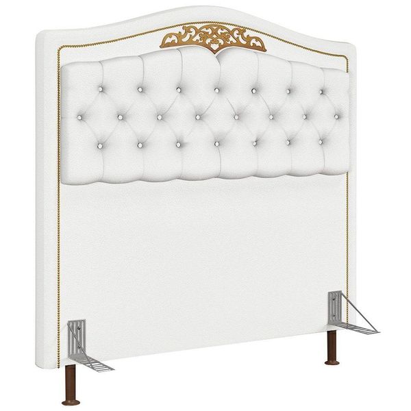 Cabeceira Cama Box Casal 160Cm Corano Branco