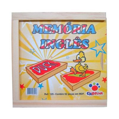 Jogo da Memória - Inglês - Ciabrink