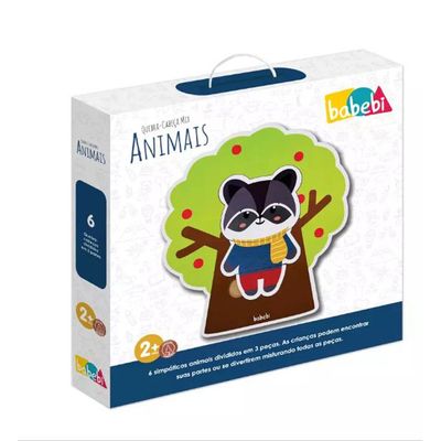 Quebra Cabeça Mix - Animais - 6004 - Babebi
