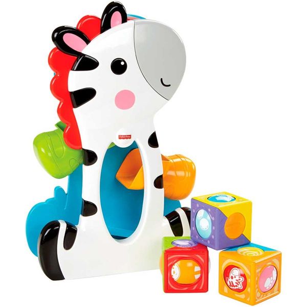 Fisher Price Blocos Surpresa Zebra - Mattel