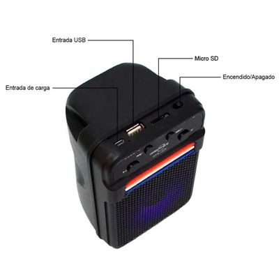 Caixa de Som Portátil 3' Bluetooth 5W GTS-1372 X-Cell