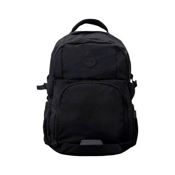 Mochila Laptop Hashtag Crinkle Preta com Alça Acolchoada e Regulável