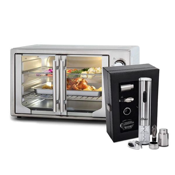 Kit Forno E Fryer French Door Com Kit Para Vinho Oster127v 110