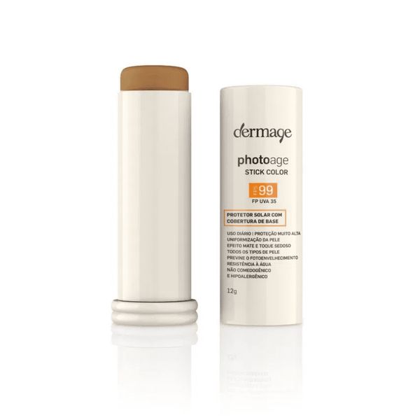 Dermage Photoage Stick Color Fps 99 Cor D Médio 12g