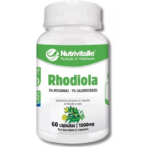 RHODIOLA 1000MG 60CAPS NUTRIVITALLE