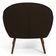 Poltrona Decorativa com Pés Palito Nina D02 Corano Marrom C-34 - Lyam Decor