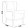 Kit 02 Poltronas Decorativa Fixa Base de Madeira Milena D02 Veludo Azul Marinho C-304 - Lyam Decor