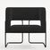 Kit 02 Poltronas Decorativas Scarlett D02 Base de Aço Preto Veludo Preto C-300 - Lyam Decor