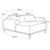 Sofá 3 Lugares com Chaise Esquerdo Para Sala Molino 245 cm D02 Veludo Telha C-262 -Lyam Decor