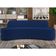 Sofá 4 Lugares Curvo Sala de Estar Living Cancún D02 Veludo Azul Marinho 230 cm C-304 - Lyam Decor