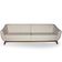 Sofá 4 Lugares Para Sala de Estar Atenas 300 cm D02 Linho Bege C-443 - Lyam Decor