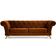 Sofá 4 Lugares Para Sala de Estar Império 260 cm D02 Veludo Telha C-262 - Lyam Decor