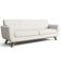 Sofá 3 Lugares Sala de Estar Miami 210 cm D02 Linho Cru A-430 - Lyam Decor
