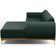 Sofá 5 Lugares com Chaise Direito Sala Estar Molino 320cm D02 Linho Verde Musgo C-117 - Lyam Decor