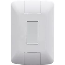 Conjunto 4x2 com 1 Interruptor Simples Tramontina Aria 6 A 250 V Branco