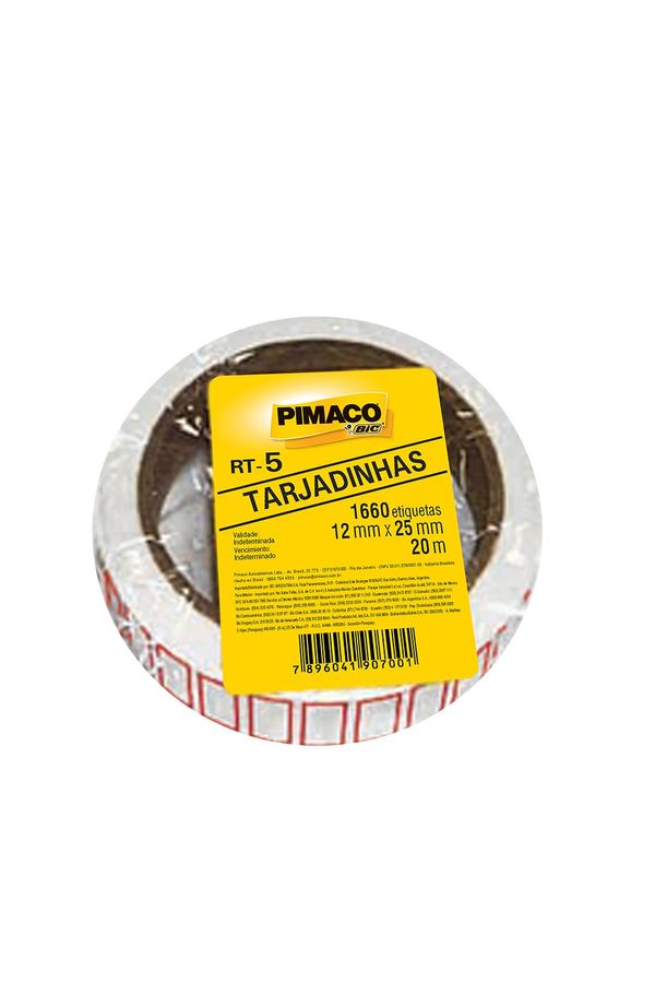 Etiqueta Adesiva Pimaco Preço RT5 com 1660 Unidades 12x25mm