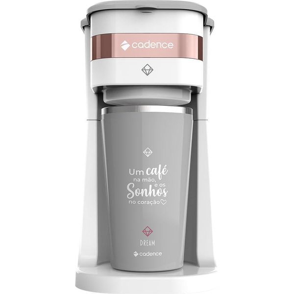 Cafeteira Elétrica Cadence Dream Rosé Gold127v 110