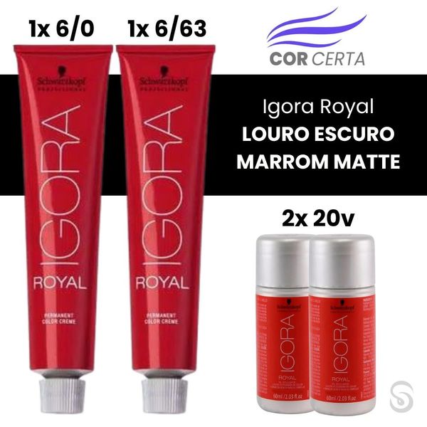 Igora Royal LOURO ESCURO MARROM MATTE Igora Royal LOURO ESCURO MARROM MATTE