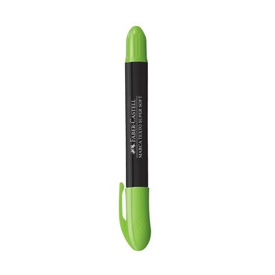 Marcador de Texto Faber-Castell Super Soft Gel Verde