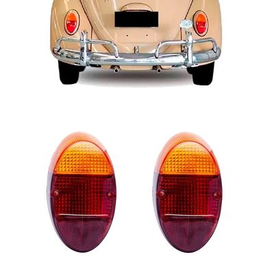 Par Lente Traseira Fusca 1200 1962/66 1300 1967/82 Âmbar