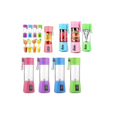 Mini Liquidificador Colors Portátil Recarregável  6 Lâminas