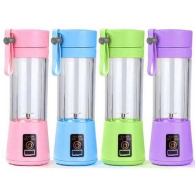 Mini Liquidificador Colors Portátil Recarregável  6 Lâminas