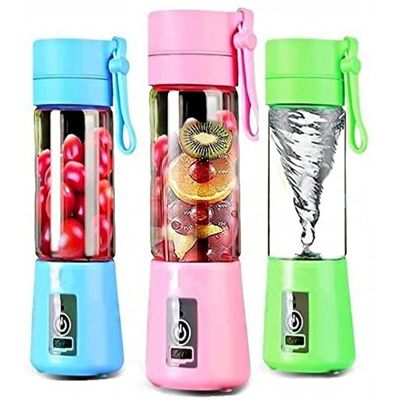 Mini Liquidificador Colors Portátil Recarregável  6 Lâminas