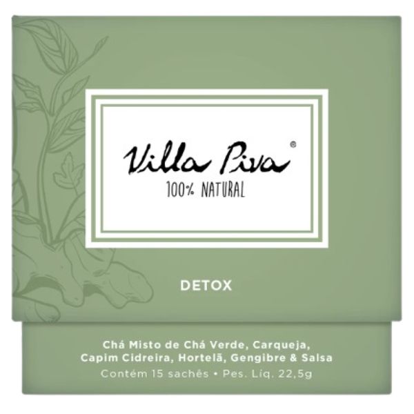 Chá Misto Detox Villa Piva 15 Sachês