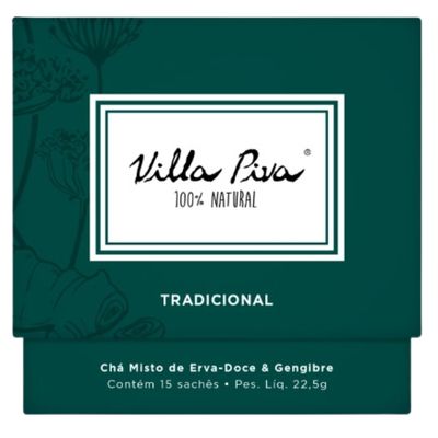 Chá Misto Tradicional Villa Piva 15 Sachês
